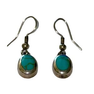 Sterling Turquoise Earrings